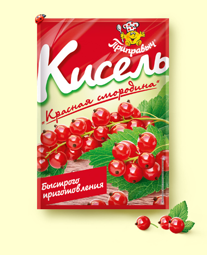 Кисель Красная смородина 110г*25шт Приправыч